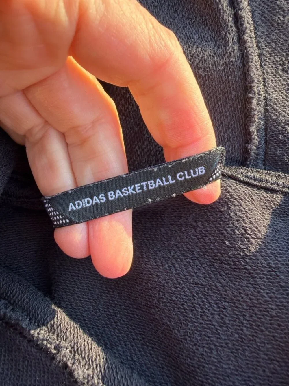 ADIDAS Basketball Club Donovan Mitchell DON #1 Spida black hoodie L logo